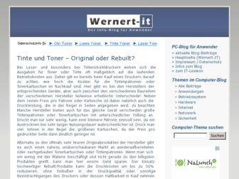 wernert-it-blog.de website preview