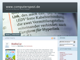 computerspezi.de website preview