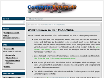 wiki.computerforum.de website preview