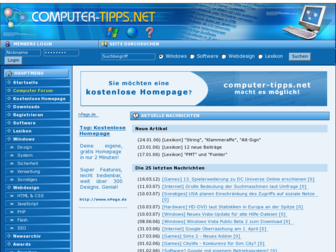 computer-tipps.net website preview