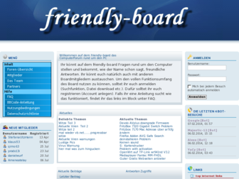 friendly-board.de website preview