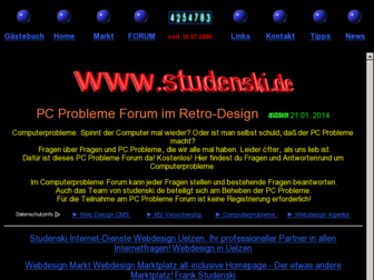 studenski.de website preview