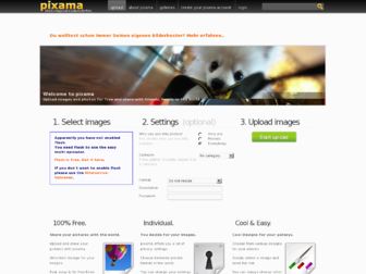 pixama.de website preview