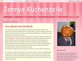 jennyskuechenzeile.blogspot.com website preview