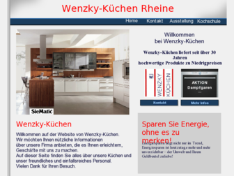 wenzky-kuechen.de website preview