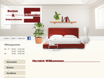 bettenhaus-schneider.de website preview