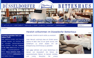 duesseldorfer-bettenhaus.de website preview