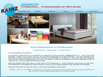 wasserbetten-kainz.de website preview