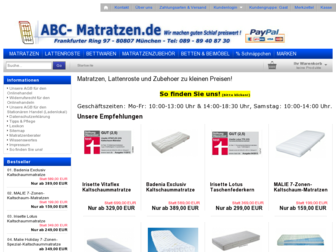 abc-matratzen.de website preview