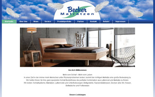 becker-matratzen.de website preview