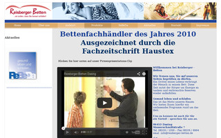 reisberger-betten.de website preview