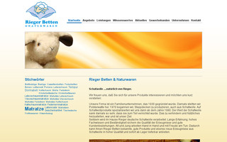 rieger-betten.de website preview