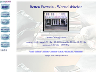 betten-frowein.de website preview