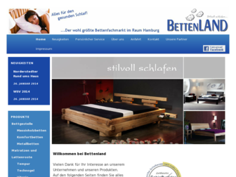 bettenland-halstenbek.de website preview