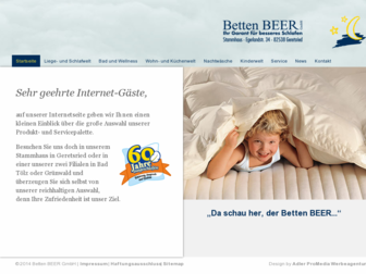 betten-beer.de website preview