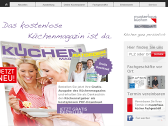 musterhauskuechen.de website preview