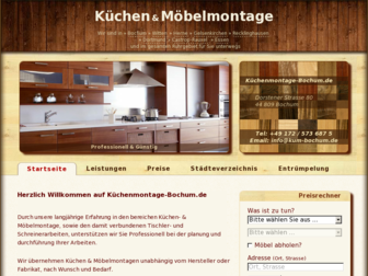 xn--kchenmontage-bochum-59b.de website preview