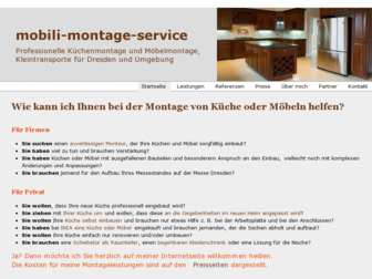 mobili-montage-service.de website preview
