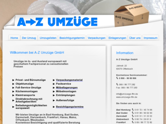 umzuege-ffm.de website preview