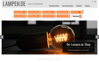 lampen.de website preview
