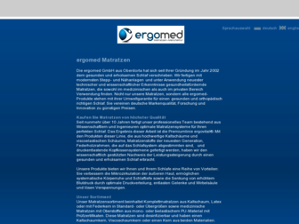 ergomed-gmbh.de website preview