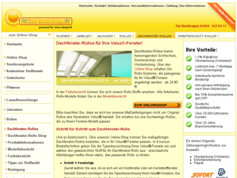 dachfenster-rollo.dersonnenschutz.de website preview