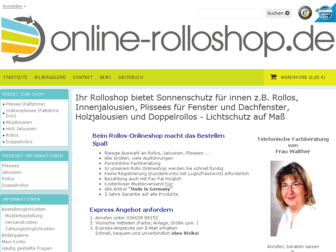 online-rolloshop.de website preview