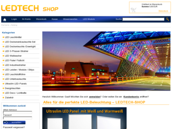 ledtech-shop.de website preview