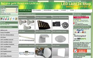 led-licht-24.de website preview