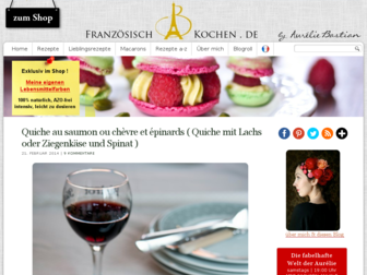 franzoesischkochen.de website preview