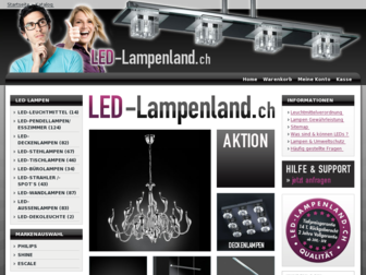 led-lampenland.ch website preview