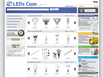 leds-com.de website preview
