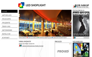 led-shoplight.com website preview