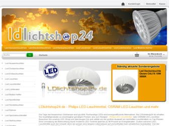 ldlichtshop24.de website preview