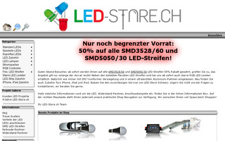 led-store.ch website preview