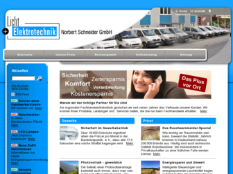 schneider-beleuchtung.onlineelektro.de website preview