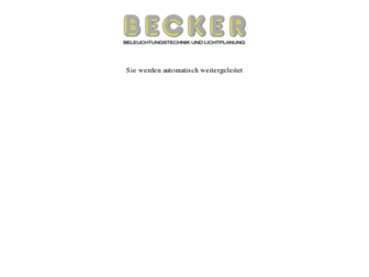becker-beleuchtung.de website preview