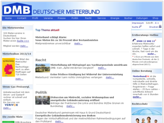 mieterbund.de website preview