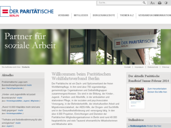 paritaet-berlin.de website preview