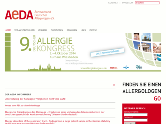 aeda.de website preview