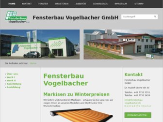 fensterbau-vogelbacher.de website preview