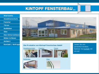 kintopf-fensterbau.de website preview