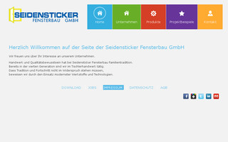 fensterbau-seidensticker.de website preview