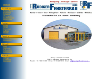 ruediger-fensterbau.de website preview