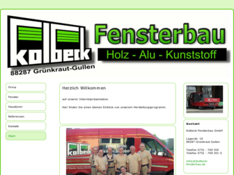 kolbeck-fensterbau.de website preview