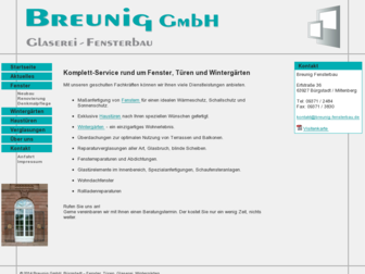 breunig-fensterbau.de website preview