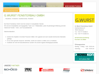 fensterbau-wurst.de website preview