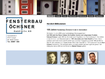 fensterbau-oechsner.de website preview