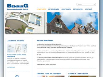 benning-fensterbau.de website preview
