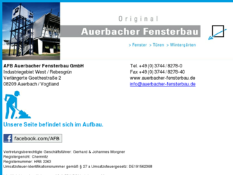 auerbacher-fensterbau.de website preview